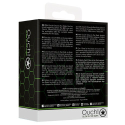 Ouch! Glow Plug en verre Phosphorescent Butt Glow L 8 x 4cm